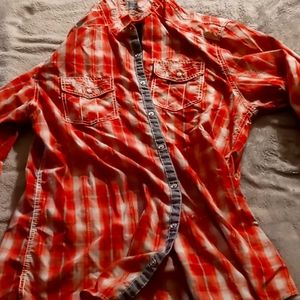 Men's Buckle Athletic Fit Long Sleeve Shirt XL